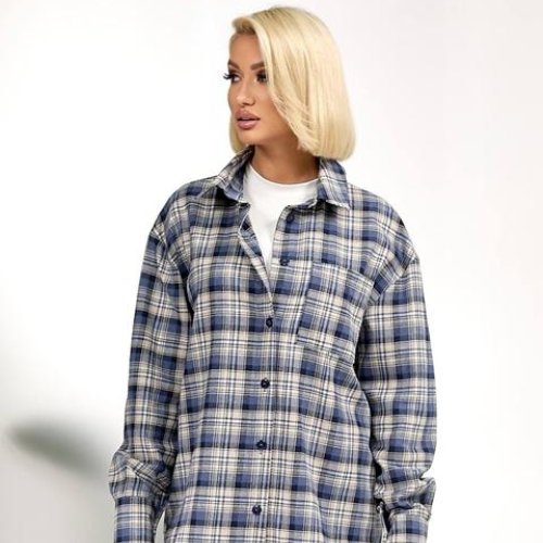 Рубашка Lelis (42-48) 1050 blue (деми) Lelis 1050 blue