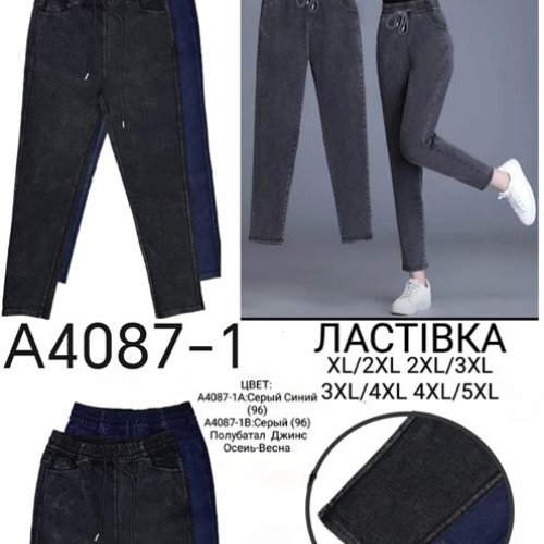 Джинсы Giang (XL-5XL) 4087-1 mix (деми) Giang 4087-1 mix