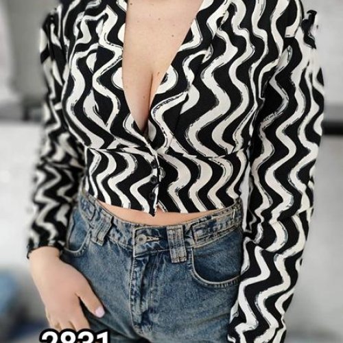 Топ MMC clothes (42-48) 2831-1 black (деми) MMC clothes 2831-1 black