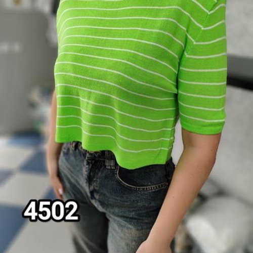 Топ MMC clothes (42-46) 4502 green (лето) MMC clothes 4502 green