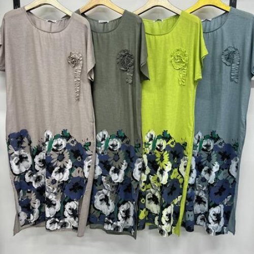 Платье DGMD (3XL-6XL) 10831 khaki (лето) DGMD 10831 khaki