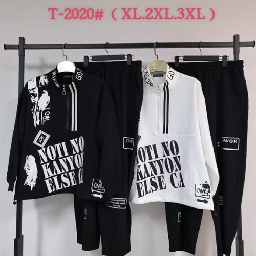 Костюм спорт DGMD (XL-3XL) T2020 white (деми) DGMD T2020 white