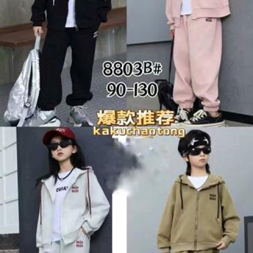 Костюм спорт SunnyTot (90-130) 8803B l.grey (деми) SunnyTot 8803B l.grey