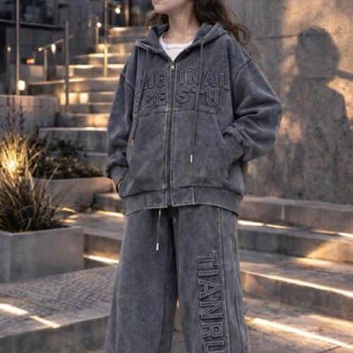 Костюм спорт SunnyTot (120-160) 012A01 grey (деми) SunnyTot 012A01 grey