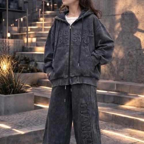 Костюм спорт SunnyTot (120-160) 012A01 black (деми) SunnyTot 012A01 black