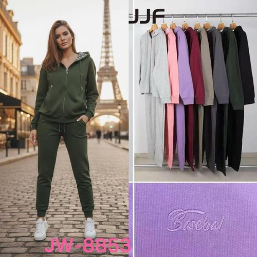 Костюм спорт JJF (L-4XL) 8853 pink (деми) JJF 8853 pink