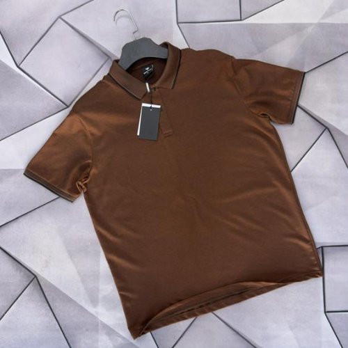 Футболка Rassul (XL-5XL) 66308 brown (лето) Rassul 66308 brown