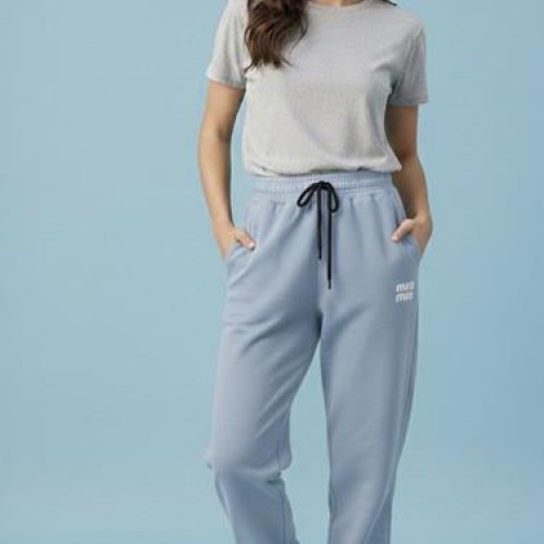 Штаны спорт Annet (S-L) AZ0187 blue (деми) Annet AZ0187 blue