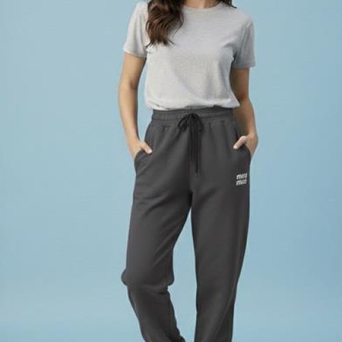 Штаны спорт Annet (S-L) AZ0187 grey (деми) Annet AZ0187 grey