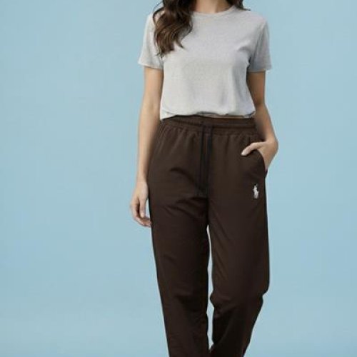 Штаны спорт Annet (S-L) AZ0188 brown (деми) Annet AZ0188 brown