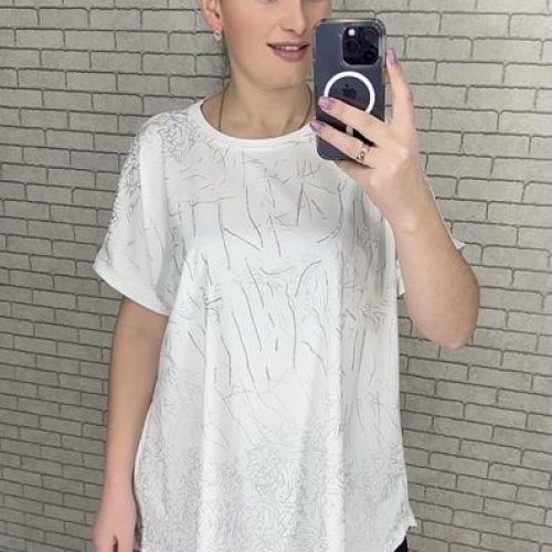 Футболка LeVisha (58-62) 25010 white (лето) LeVisha 25010 white