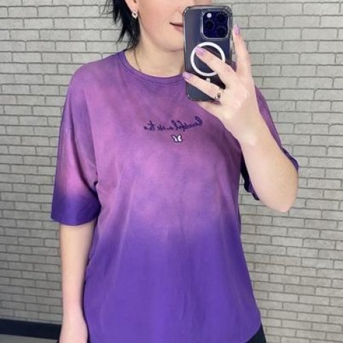 Футболка LeVisha (S-L) 250107 purple (лето) LeVisha 250107 purple