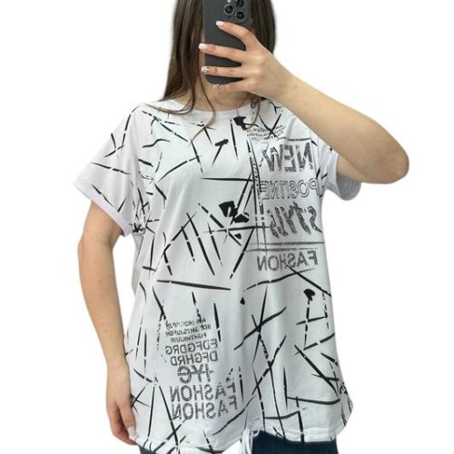 Футболка LeVisha (L-2XL) 25313 white (лето) LeVisha 25313 white