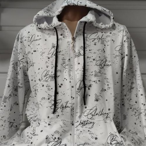 Кофта спорт Panda (S-2XL) 1466 white (деми) Panda 1466 white