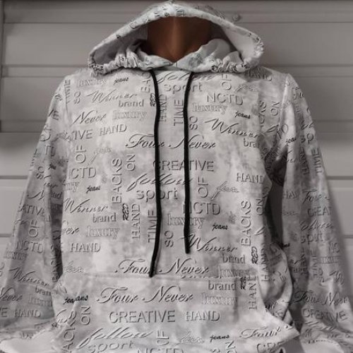 Худи Panda (S-2XL) 1472 l.grey (деми) Panda 1472 l.grey