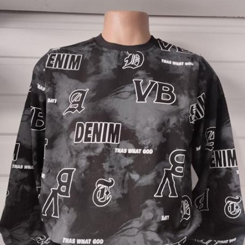 Свитер Panda (S-2XL) 1508 black (деми) Panda 1508 black