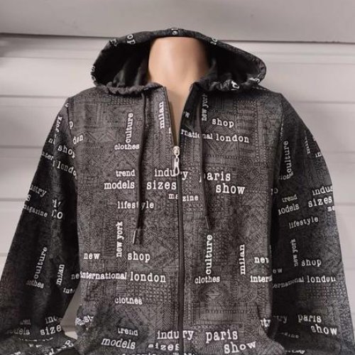 Кофта Panda (S-2XL) 1515 black (деми) Panda 1515 black