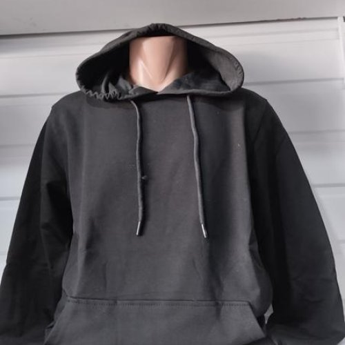 Худи Panda (S-2XL) 1527 black (деми) Panda 1527 black