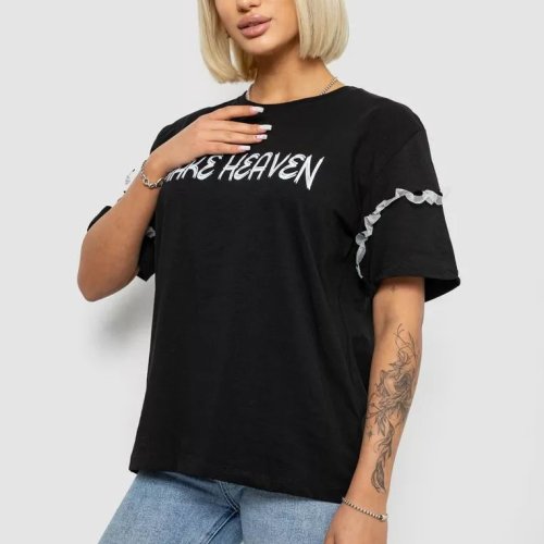 Футболка Seven Group (L-XL) 2351 black (лето) Seven Group 2351 black