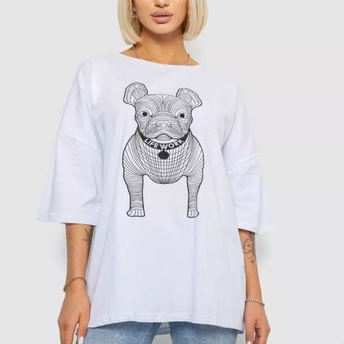 Футболка Seven Group (4XL-5XL) 3008 white (лето) Seven Group 3008 white