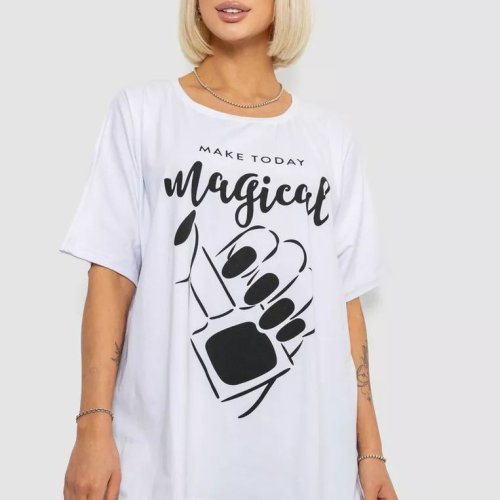 Футболка Seven Group (2XL-4XL) 6605 white (лето) Seven Group 6605 white