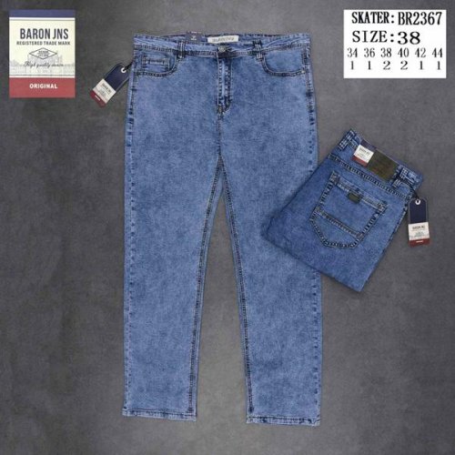 Джинсы Baron Jeans (34-44) 2367 l.blue (деми) Baron Jeans 2367 l.blue