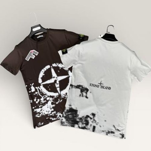Футболка F.T.H (S-2XL) F931 brown (лето) F.T.H F931 brown