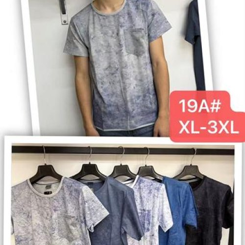 Футболка Lina (XL-3XL) 19A mix (лето) Lina 19A mix