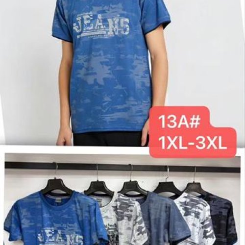 Футболка Lina (XL-3XL) 13A mix (лето) Lina 13A mix