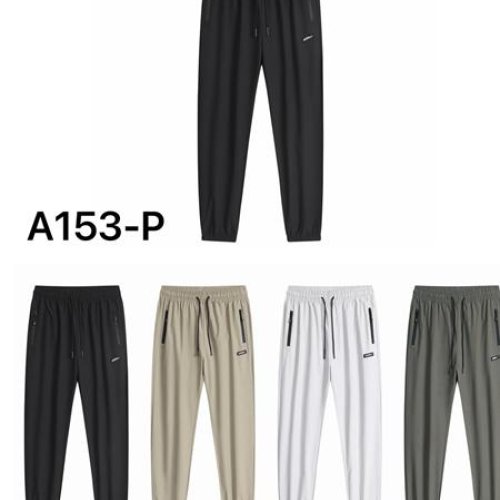 Штаны спорт LiOpt (M-3XL) A153P l.grey (деми) LiOpt A153P l.grey