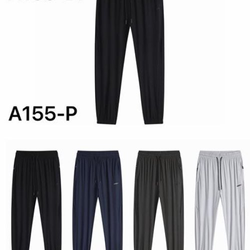 Штаны спорт LiOpt (M-3XL) A155P black (деми) LiOpt A155P black