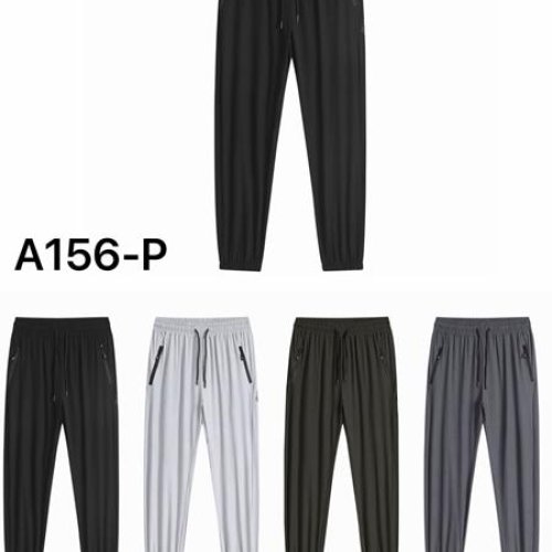 Штаны спорт LiOpt (M-3XL) A156P l.grey (деми) LiOpt A156P l.grey