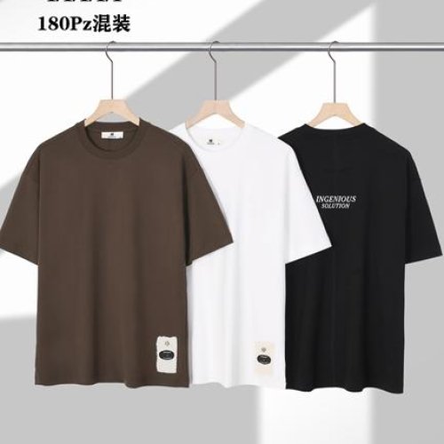Футболка LiOpt (S-2XL) 1685J black (лето) LiOpt 1685J black