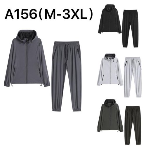 Костюм спорт LiOpt (M-3XL) A156 l.grey (деми) LiOpt A156 l.grey