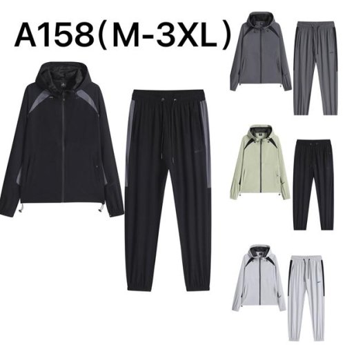 Костюм спорт LiOpt (M-3XL) A158 black (деми) LiOpt A158 black