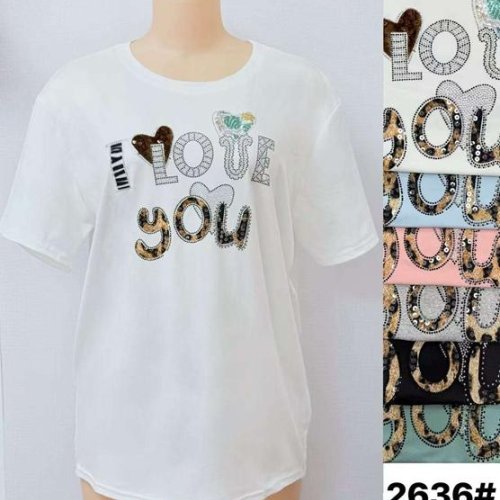 Футболка LiOpt (5XL-6XL) 2636 mix (лето) LiOpt 2636 mix