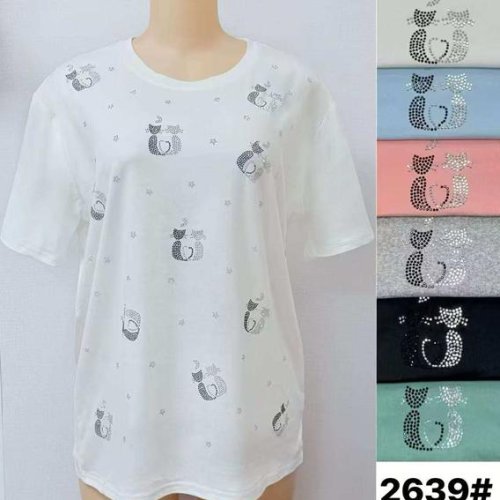 Футболка LiOpt (5XL-6XL) 2639 mix (лето) LiOpt 2639 mix