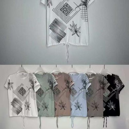 Футболка LiOpt (5XL-6XL) 26-11 mix (лето) LiOpt 26-11 mix