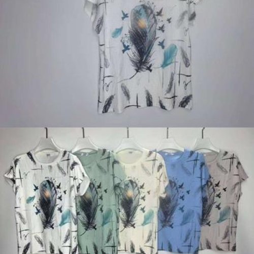 Футболка LiOpt (5XL-6XL) 26-07 mix (лето) LiOpt 26-07 mix