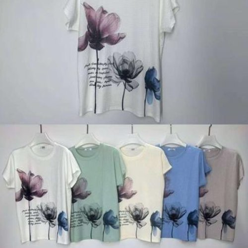 Футболка LiOpt (5XL-6XL) 26-03 mix (лето) LiOpt 26-03 mix