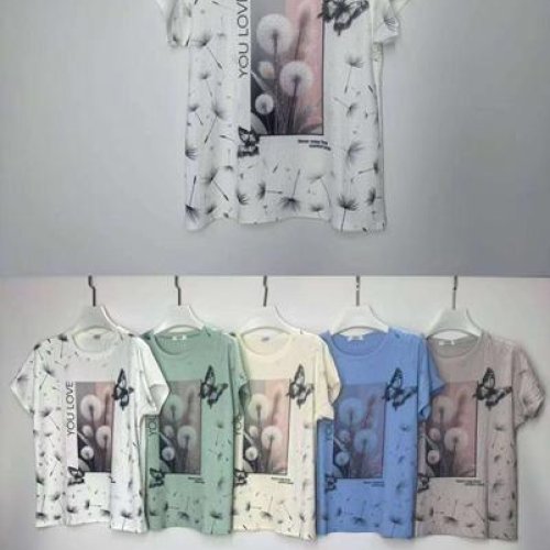 Футболка LiOpt (5XL-6XL) 26-06 mix (лето) LiOpt 26-06 mix