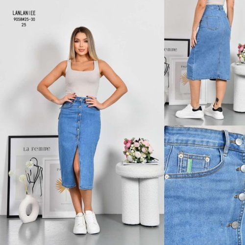 Юбка Lolo Blues (25-30) 9058 l.blue (лето) Lolo Blues 9058 l.blue