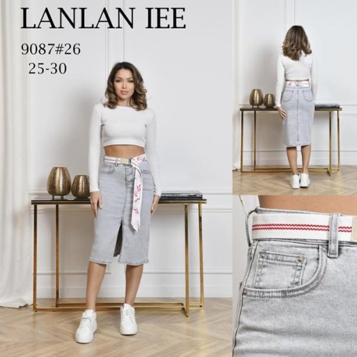 Юбка Lolo Blues (25-30) 9087 l.grey (лето) Lolo Blues 9087 l.grey