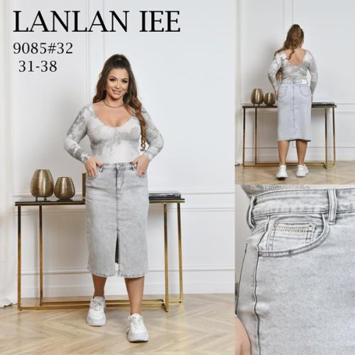 Юбка Lolo Blues (31-38) 9085 l.grey (лето) Lolo Blues 9085 l.grey