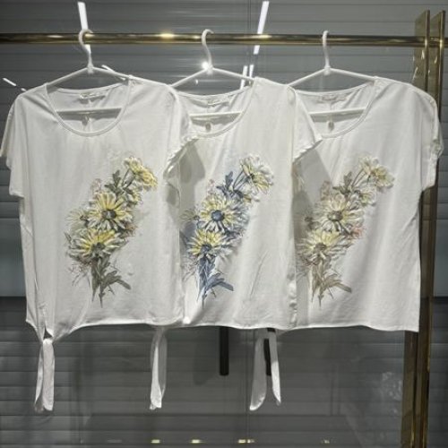 Футболка DGMD (3XL-8XL) E26020 white-beige (лето) DGMD E26020 white-beige