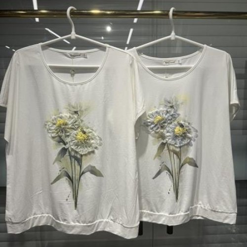 Футболка DGMD (3XL-8XL) E26136 white-beige (лето) DGMD E26136 white-beige