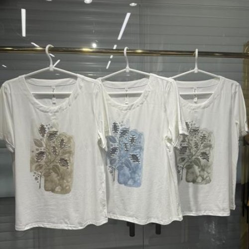Футболка DGMD (XL-6XL) E26143 white-blue (лето) DGMD E26143 white-blue