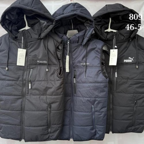 Жилетка Shon (46-54) S2613 black (деми) Shon S2613 black