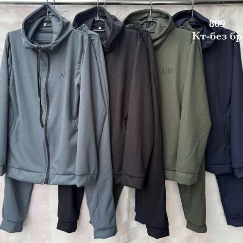 Костюм спорт Shon (46-54) S2628 khaki (деми) Shon S2628 khaki