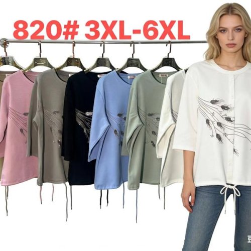 Свитер Monarlir (3XL-6XL) 820 pink (деми) Monarlir 820 pink